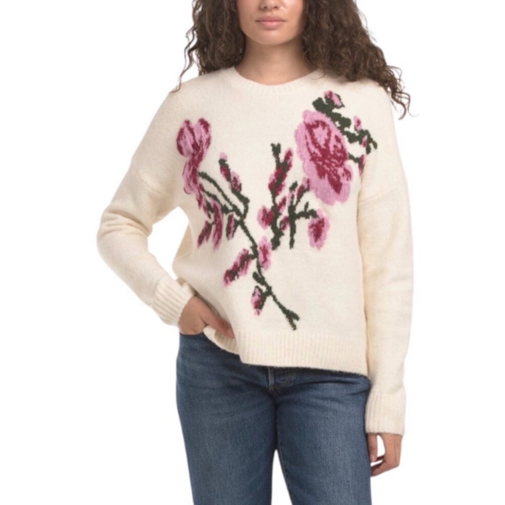 Ted Baker Floral Jacquard Sweater